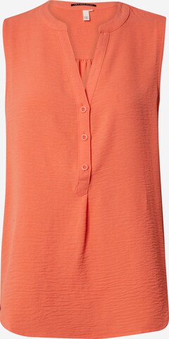 Camicia da donna di QS in arancione: frontale