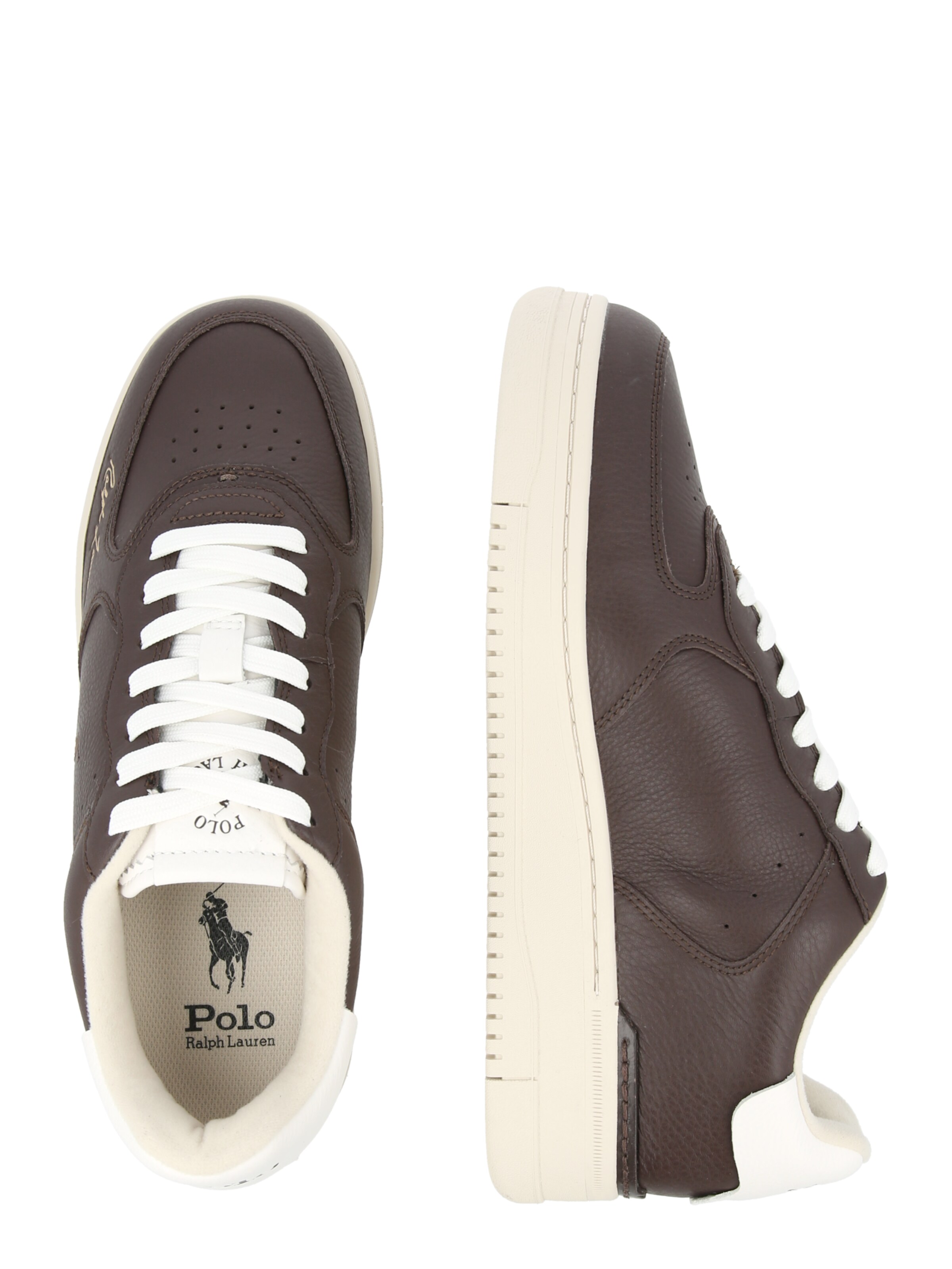 Polo Ralph Lauren Rövid szárú sportcipők 'MASTR CT' - barna