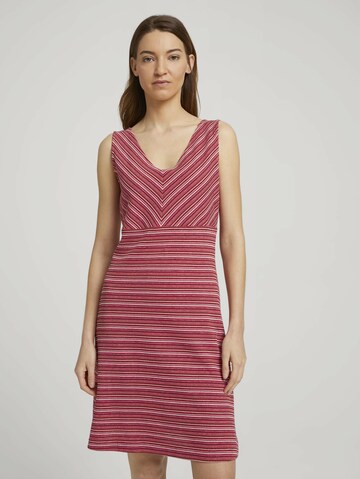 TOM TAILOR Summer Dress in Red: front