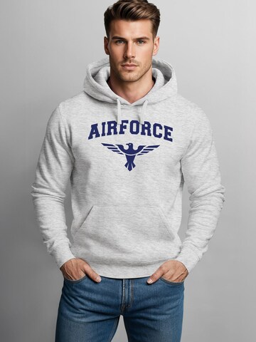 Neverless Sweatshirt 'Airforce' in Grey