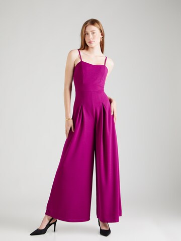 WAL G. Jumpsuit 'HAVANA' in Lila: Vorderseite