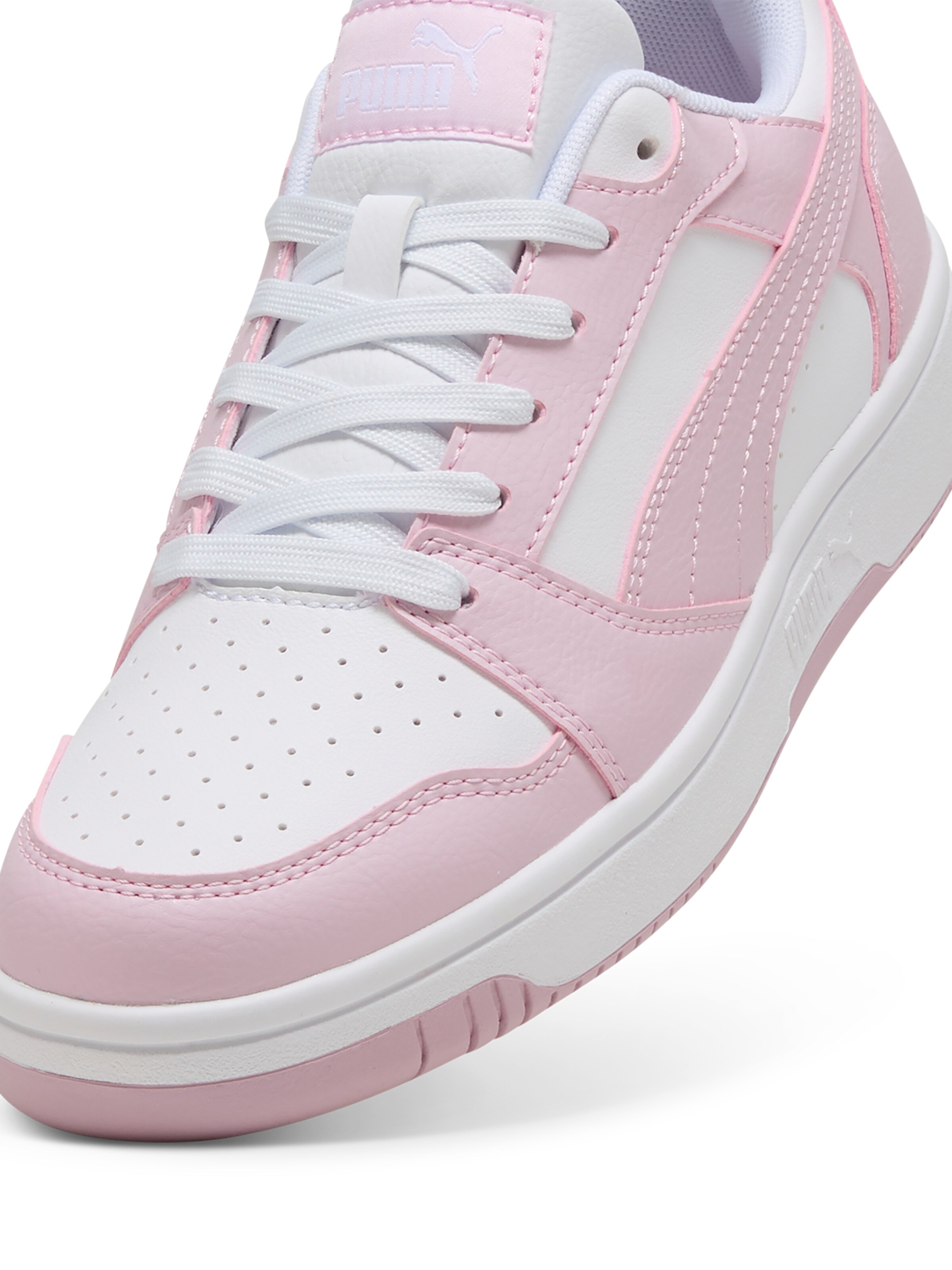 PUMA - Sapatilhas baixas 'Rebound V6' em branco