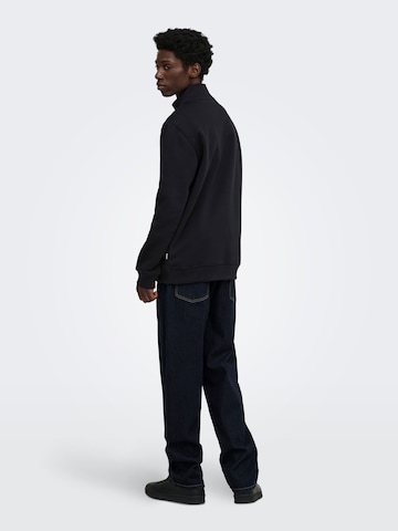 Only & Sons Sweatshirt 'ONSConnor' in Schwarz
