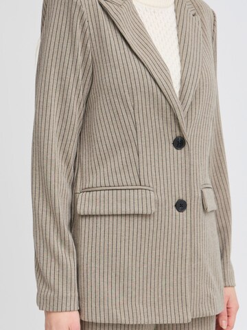 b.young - Blazer ' BYROWAN LONG BLAZER - ' en beige