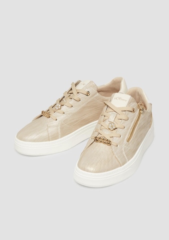 Baskets basses s.Oliver en or