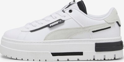 PUMA Sneaker low 'Mayze' i lysegrå / sort / hvid, Produktvisning