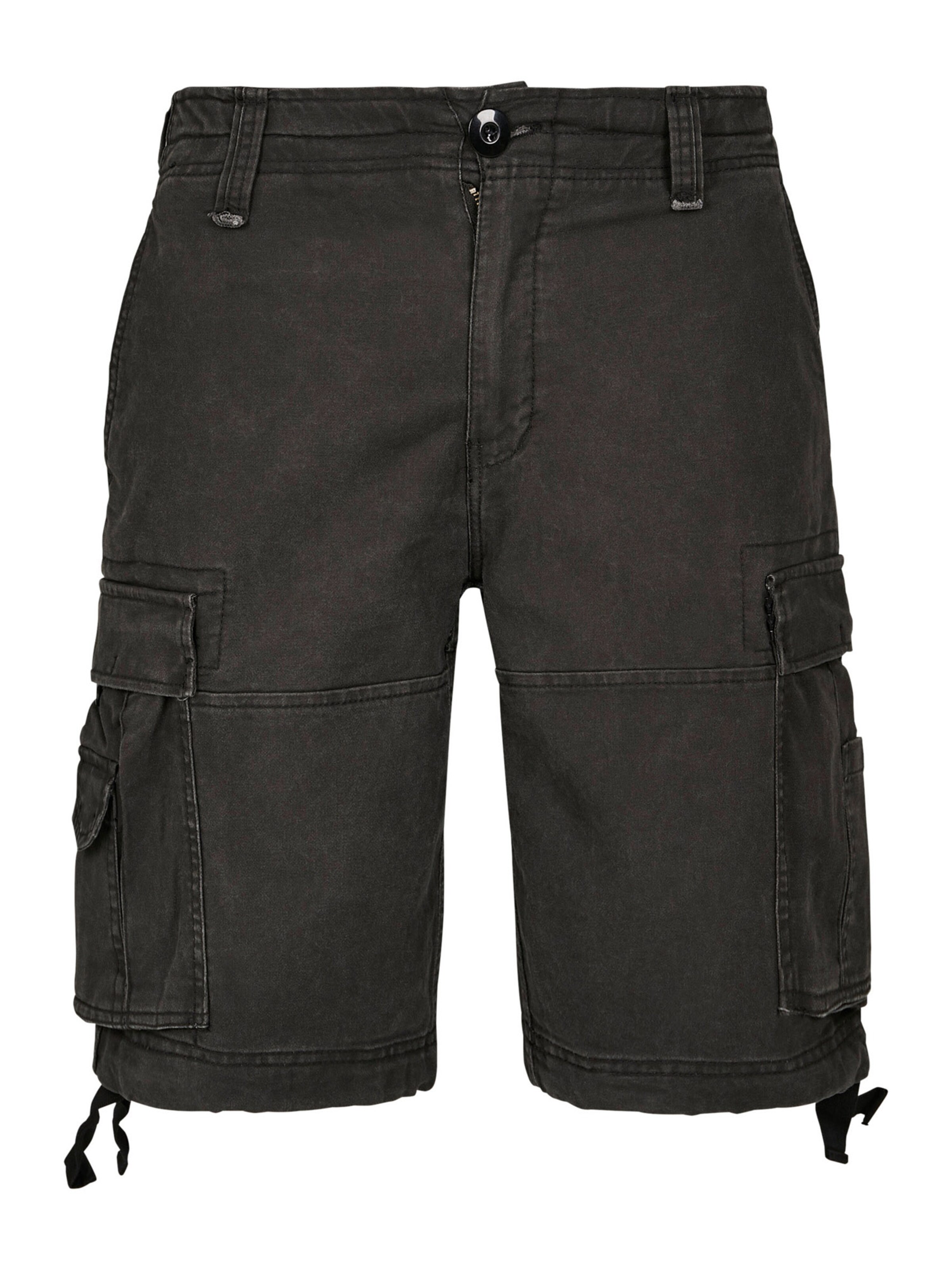 juoda Brandit Standartinis Laisvo stiliaus kelnės: priekis