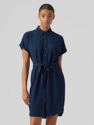 VERO MODA Jurk in Blauw: voorkant