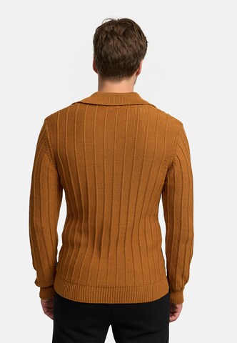 Pull-over 'JFTruman' JEFF en marron