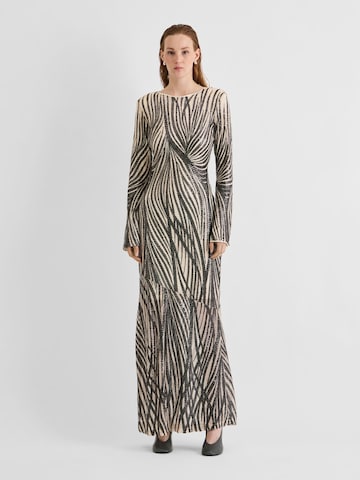 ROUGE EDIT - Vestido en gris: frente