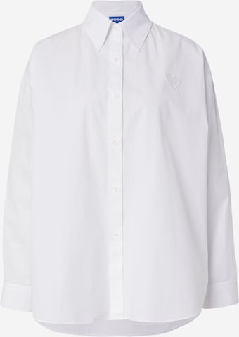 Bluză 'Elisana' de la HUGO pe alb: față