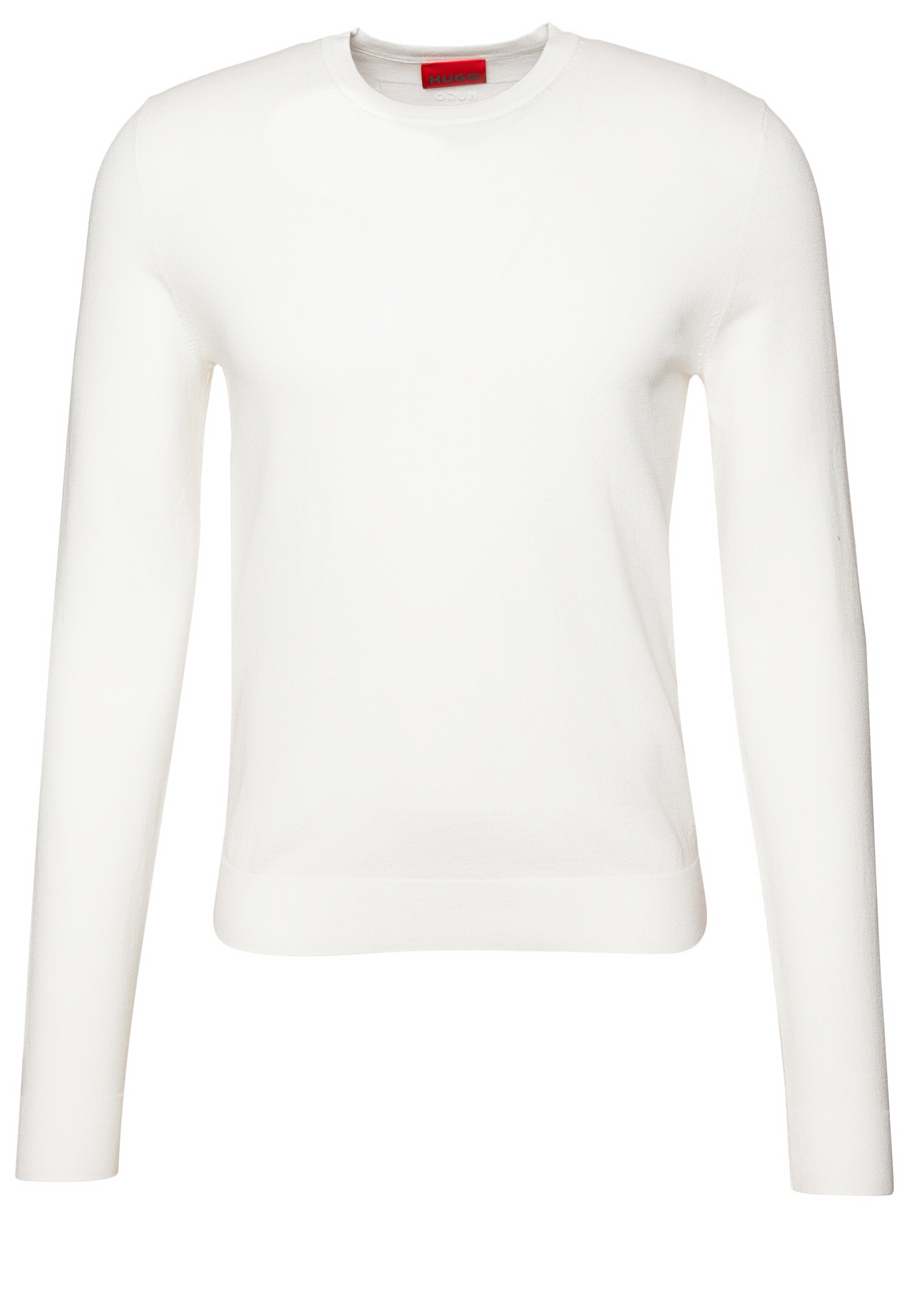 HUGO Sweater 'San Cody-CV' in White: front