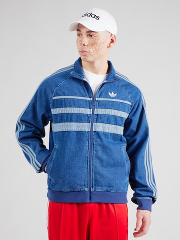 Geacă de primăvară-toamnă 'FIRST' de la ADIDAS ORIGINALS pe albastru: față