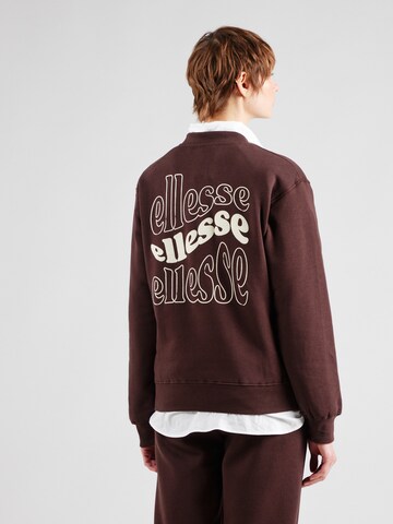 ELLESSE Свитшот 'Affogato' в Коричневый: спереди