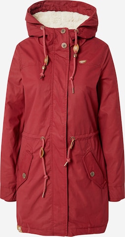 Ragwear Parka 'ELBA' in Rot: predná strana