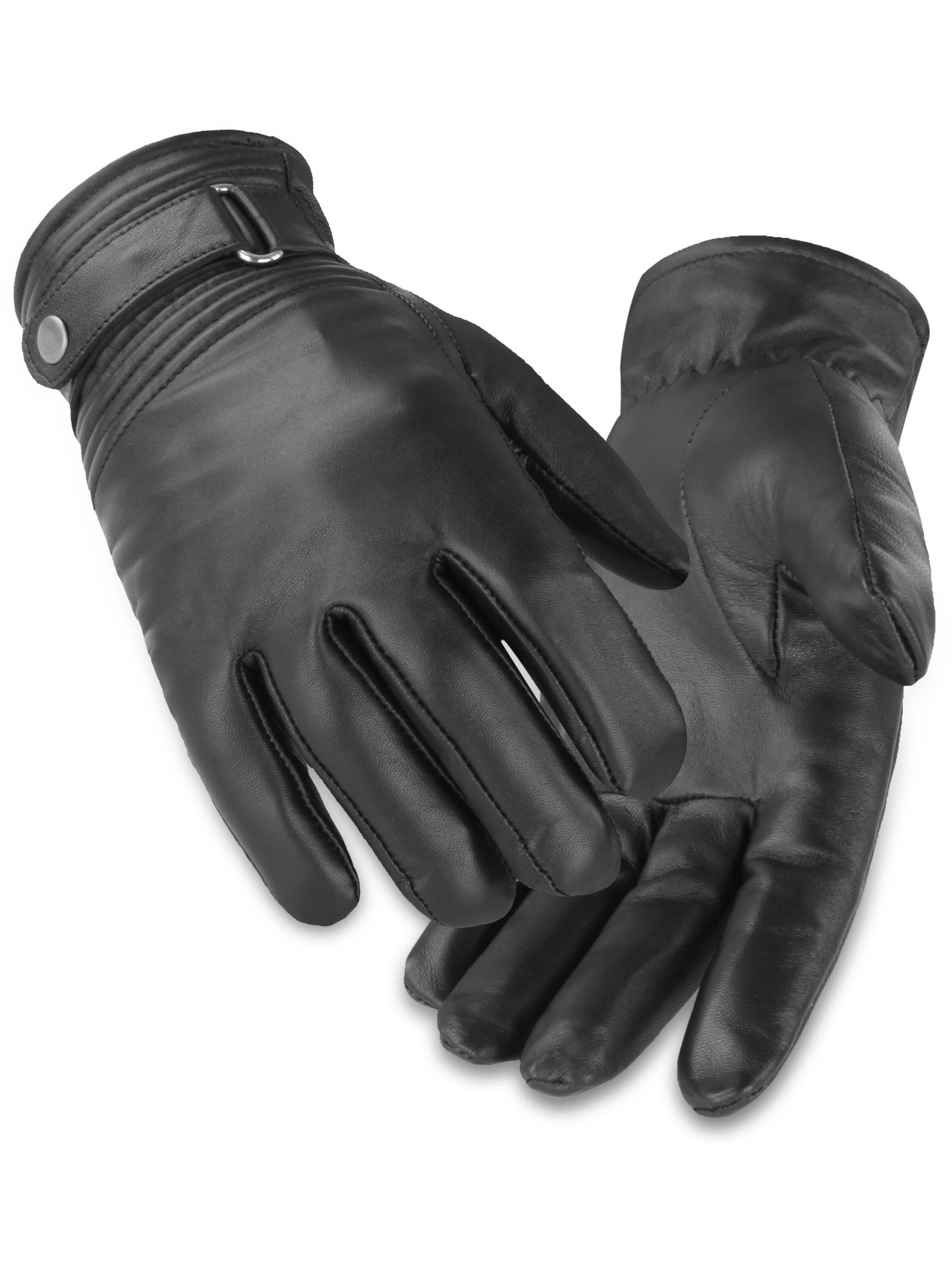 normani Full finger gloves 'Tyylikäs' in Black