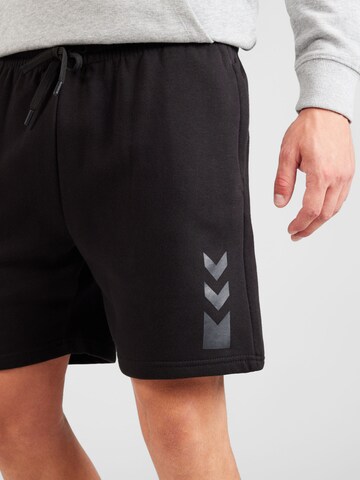 Hummel Regular Sports trousers in Black