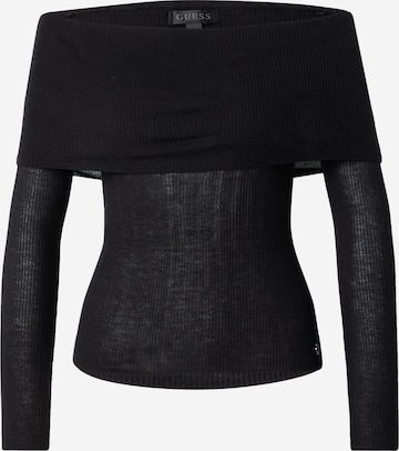 juoda GUESS Megztinis: priekis