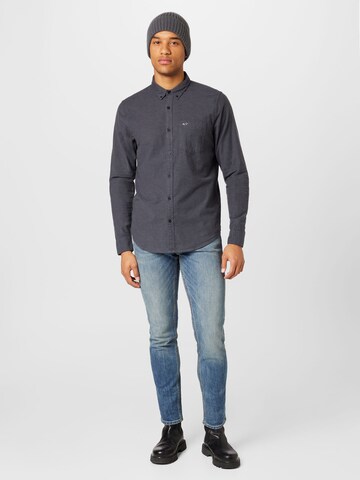 HOLLISTER Regular fit Button Up Shirt in Grey