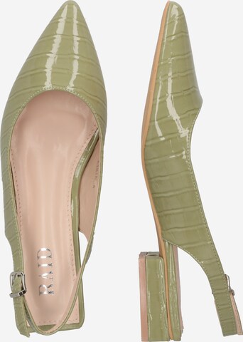 Raid - Zapatos destalonado 'KINJAL' en verde