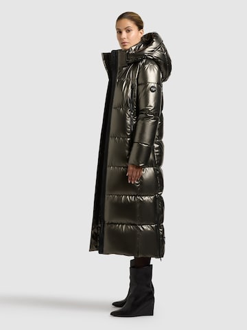 khujo Wintermantel 'Rubina2 Shiny' in Braun