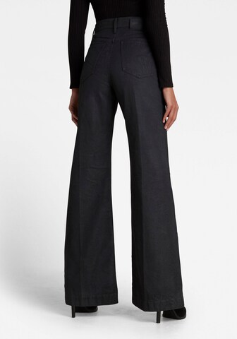 G-STAR Wide Leg Jeans in Schwarz