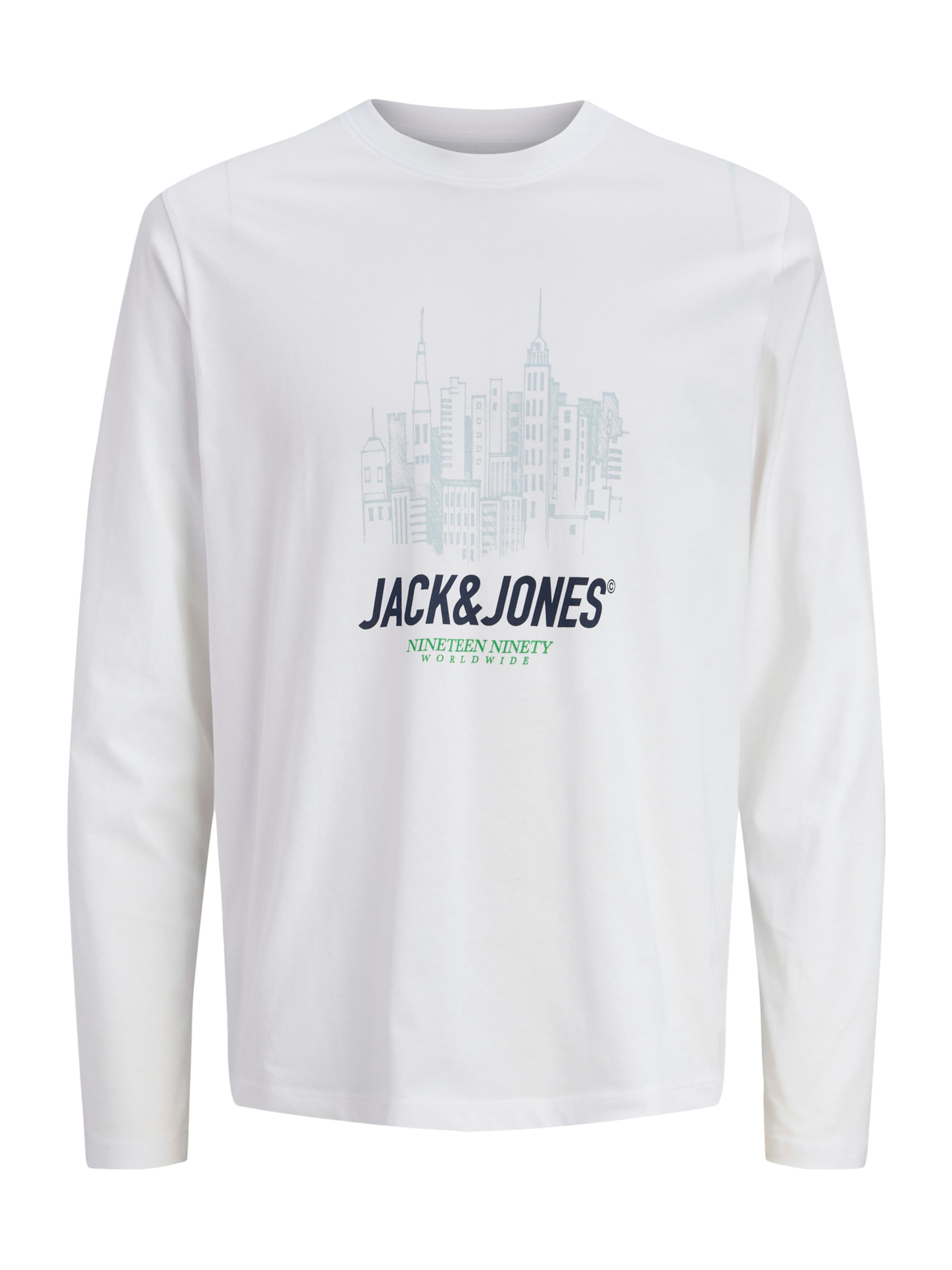 JACK & JONES Póló 'JORYORK' - fehér: elől