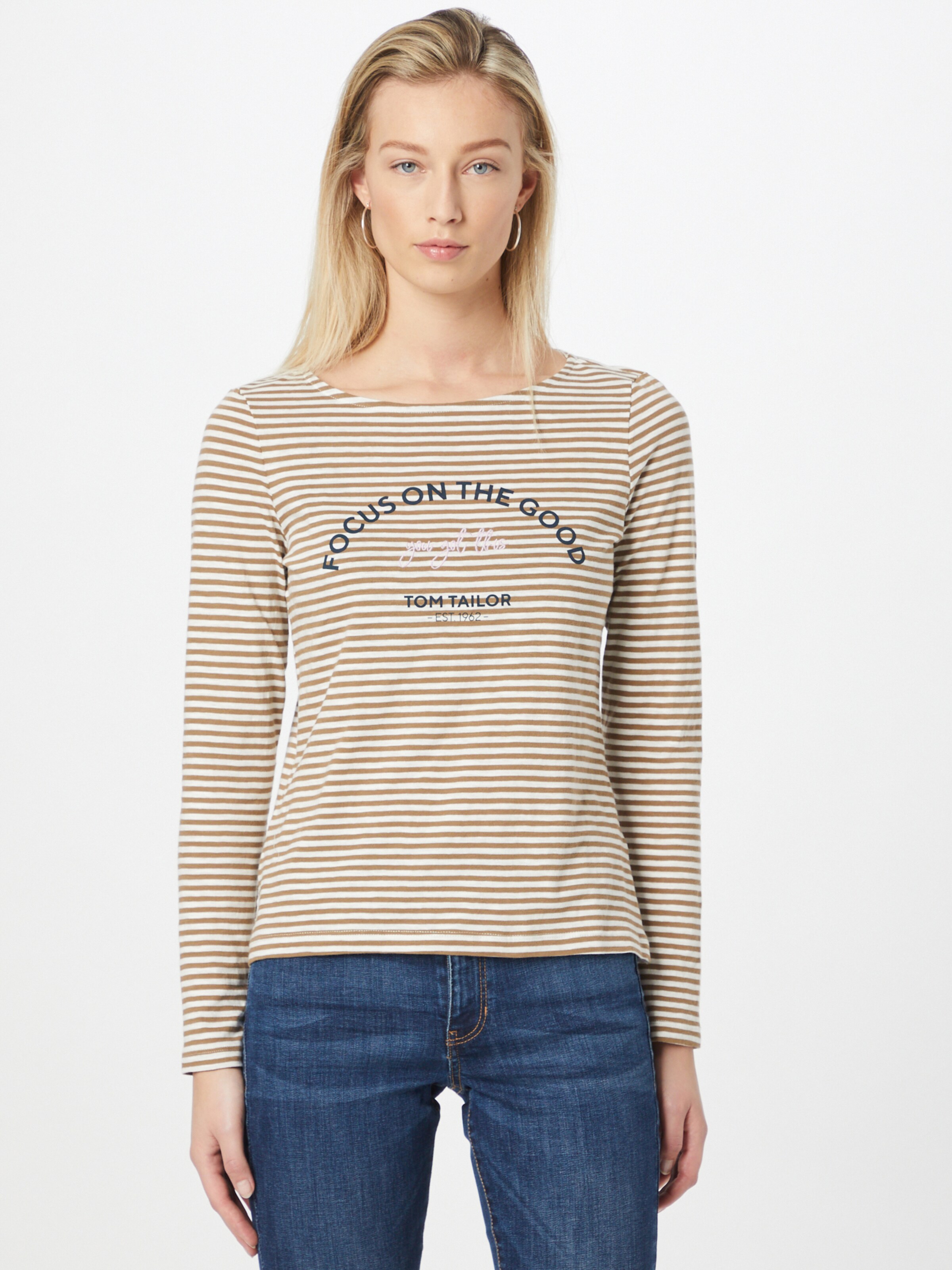 Frauen Shirts & Tops TOM TAILOR Shirt in Sepia - JX58915