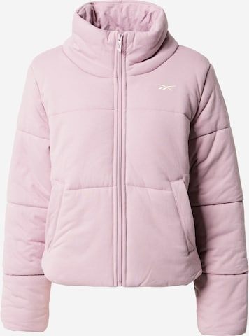 Reebok - Chaqueta deportiva en lila: frente