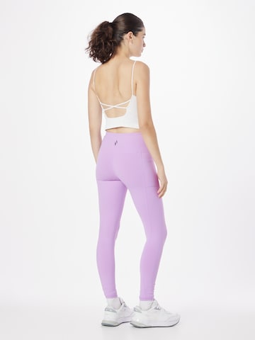 SKECHERS Skinny Sports trousers in Purple