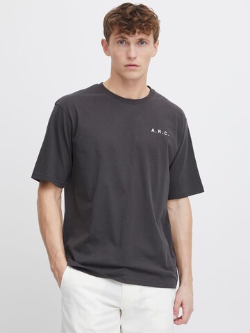 !Solid Shirt ' Elam ' in Grey: front