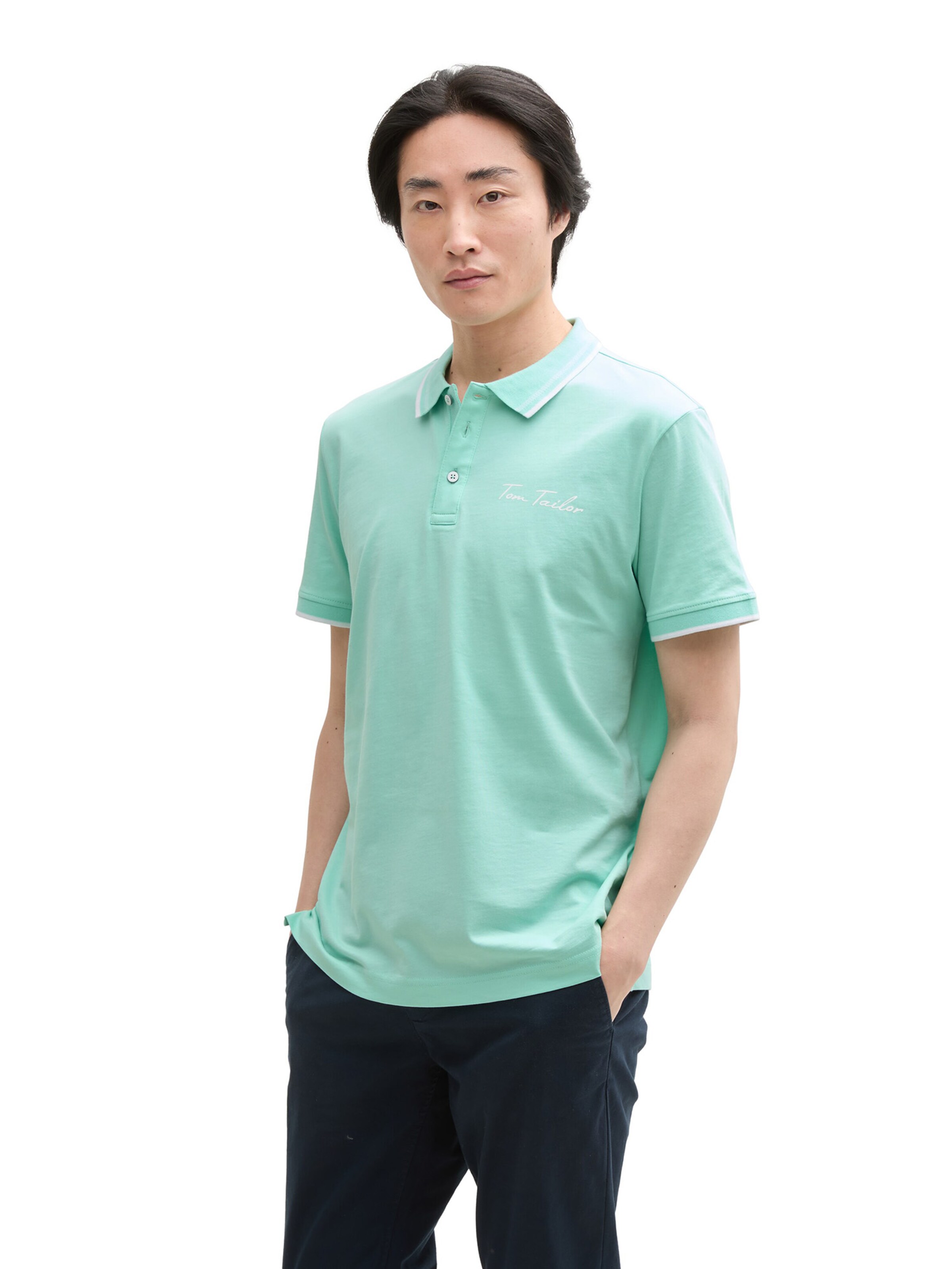 TOM TAILOR Koszulka w kolorze zielony: przód