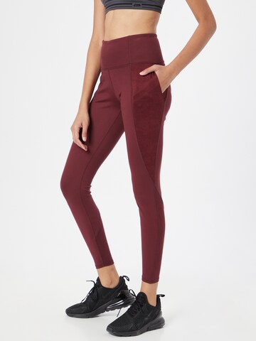 Skinny Pantalon de sport 'INCOGNITO' Marika en rouge : devant