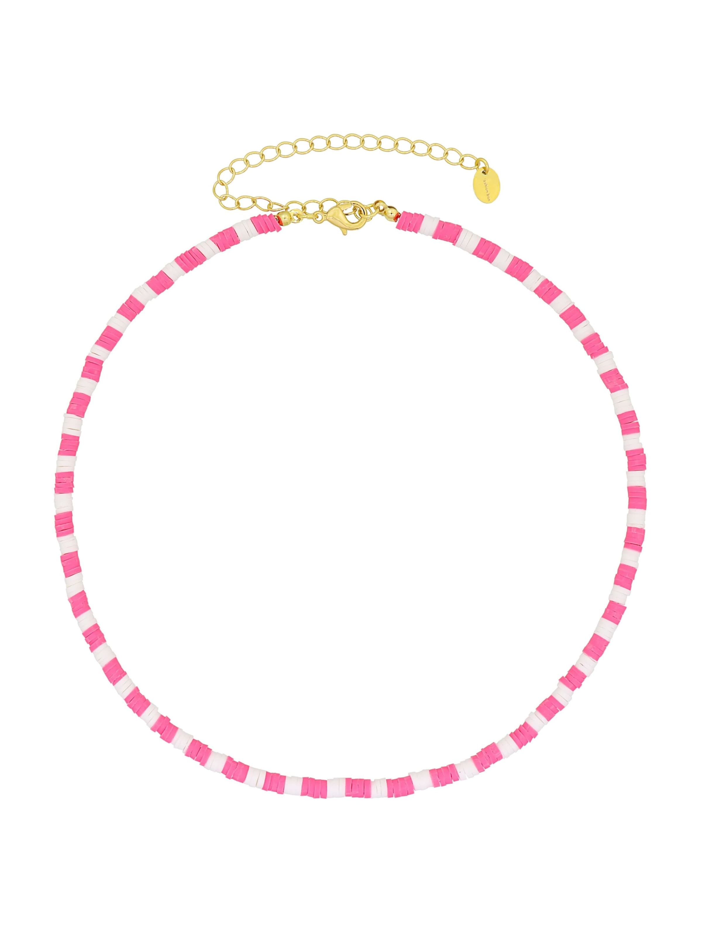 Fashionbox Necklace in Pink: front