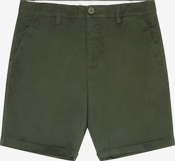 KnowledgeCotton Apparel Shorts 'Chuck' in Grün: Vorderseite
