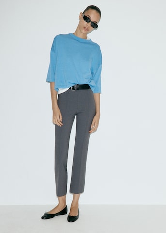 MANGO Bootcut Nadrág 'ROME' - szürke