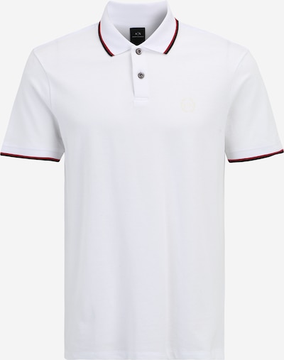 ARMANI EXCHANGE Poloshirt in beige / rot / schwarz / weiß, Produktansicht