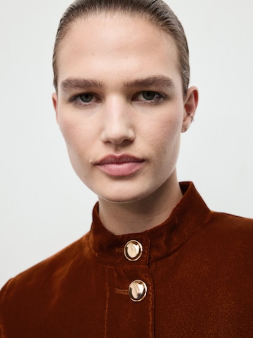MANGO Prechodná bunda 'CLAUDI' - Hnedá