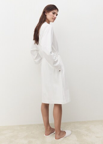 MANGO Dressing Gown 'Bordado' in White