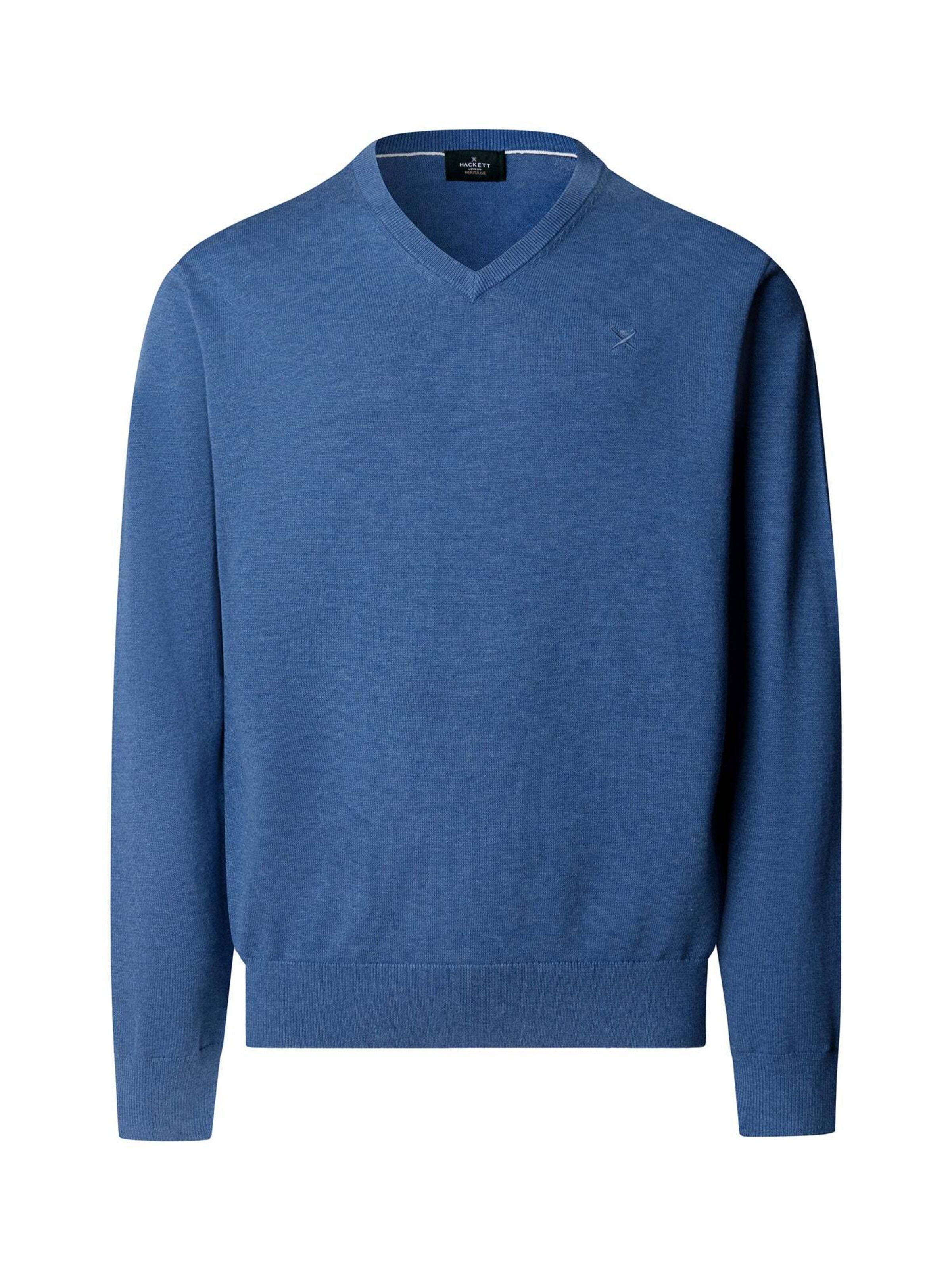 Hackett London Sweater 'Ess' in Blue: front