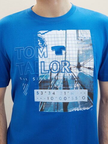 TOM TAILOR Μπλουζάκι σε μπλε