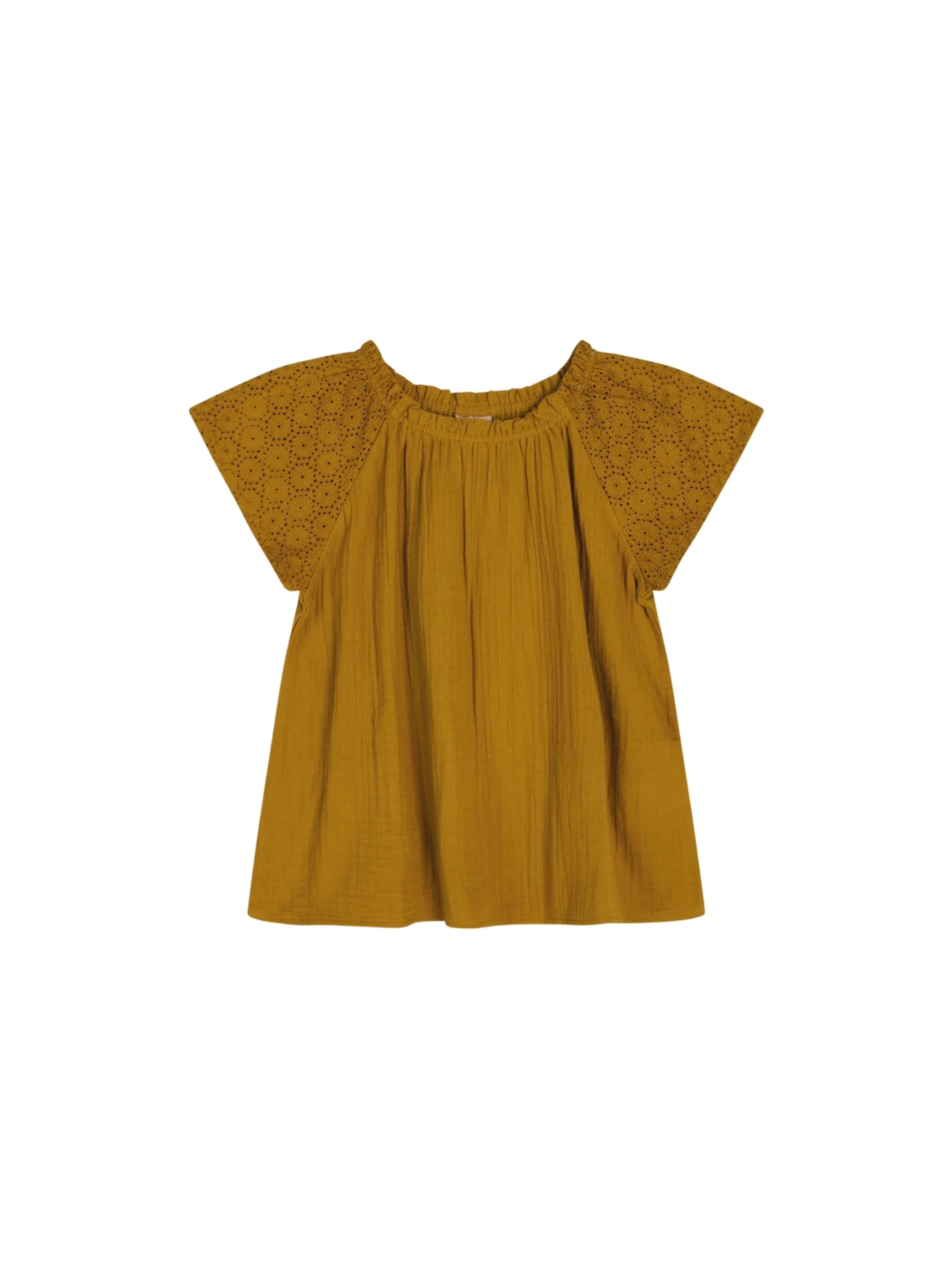 NOA NOA miniature Shirt 'Mini' in Geel: voorkant