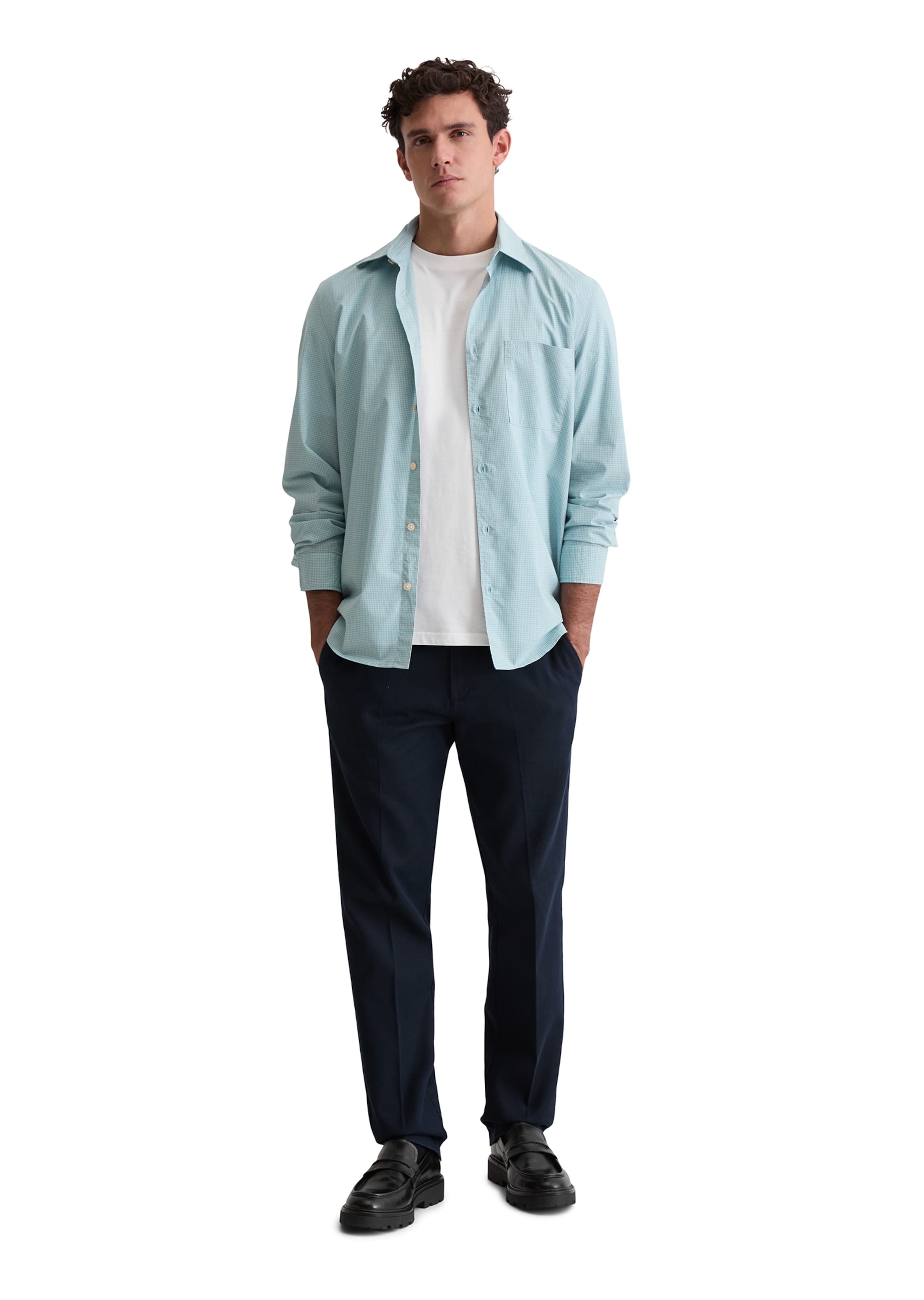 Marc O'Polo Regular Fit Hemd in Blau