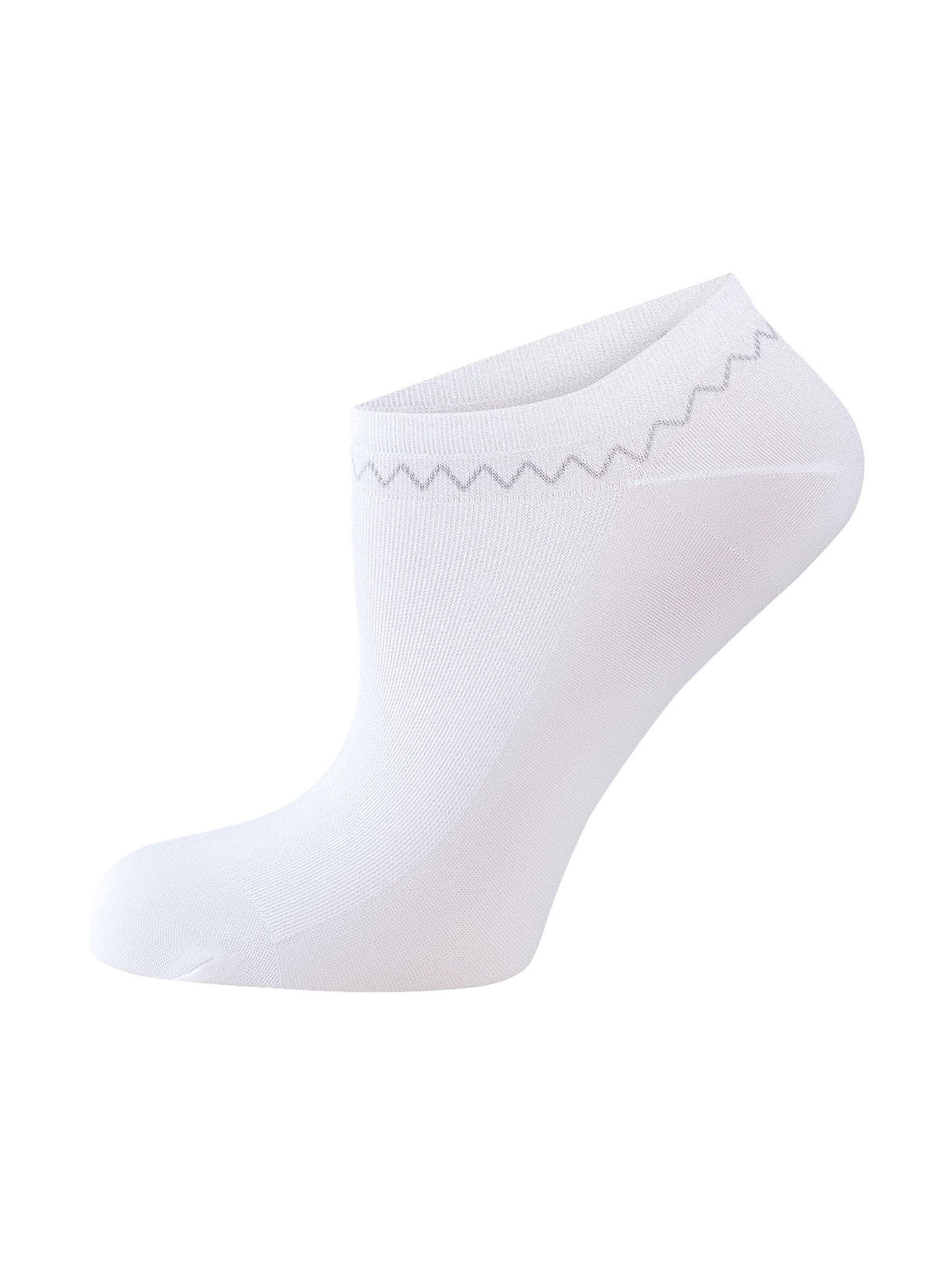 Nur Die - Calcetines invisibles ' Schuhsöckchen ' en blanco