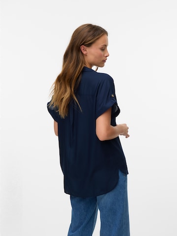 VERO MODA Bluse 'VMBUMPY' in Blau