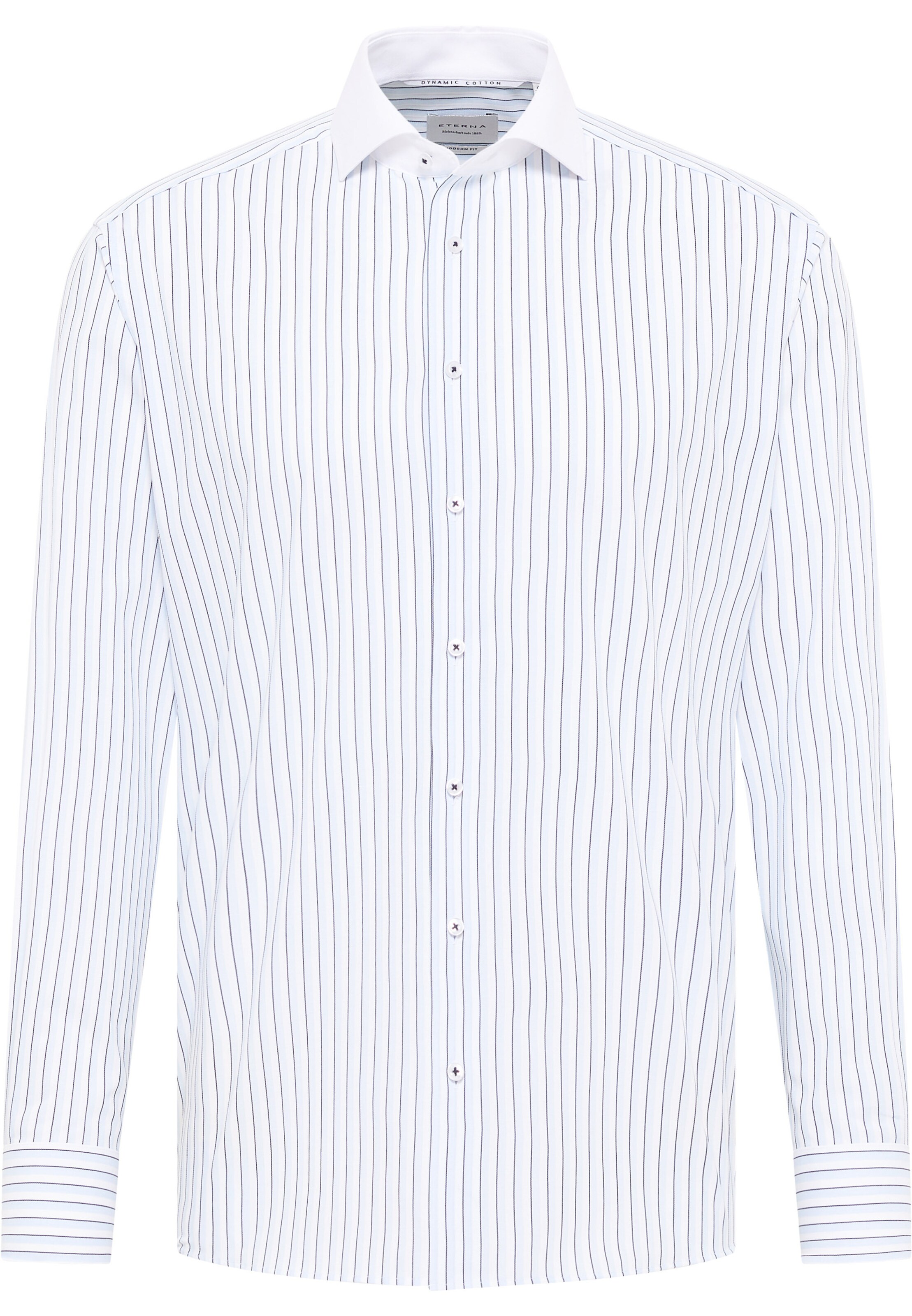 ETERNA Regular fit Button Up Shirt in Blue: front