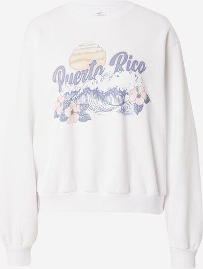HOLLISTER Sweatshirt in opal / pastellgrün / pastellorange / weiß, Produktansicht