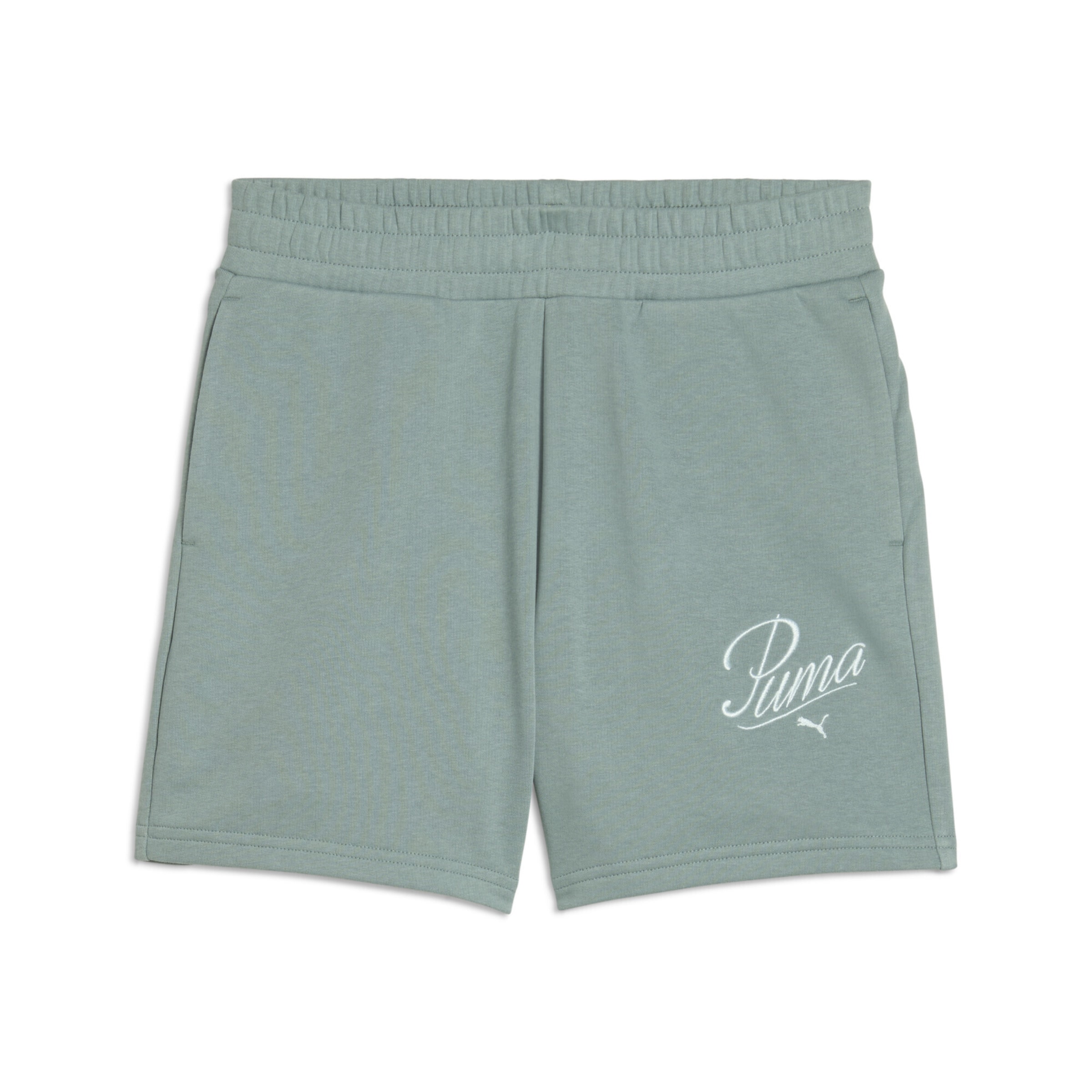 PUMA Regular Shorts 'Ess' in Grün: Vorderseite
