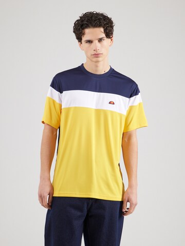 ELLESSE Μπλουζάκι 'MENDOZA' σε κίτρινο: μπροστά