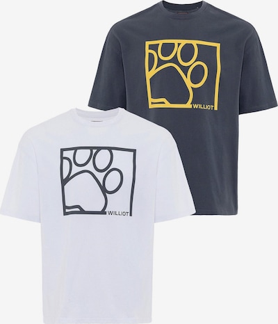 Marškinėliai iš Williot, spalva – aukso geltonumo spalva / antracito spalva / balta, Prekių apžvalga